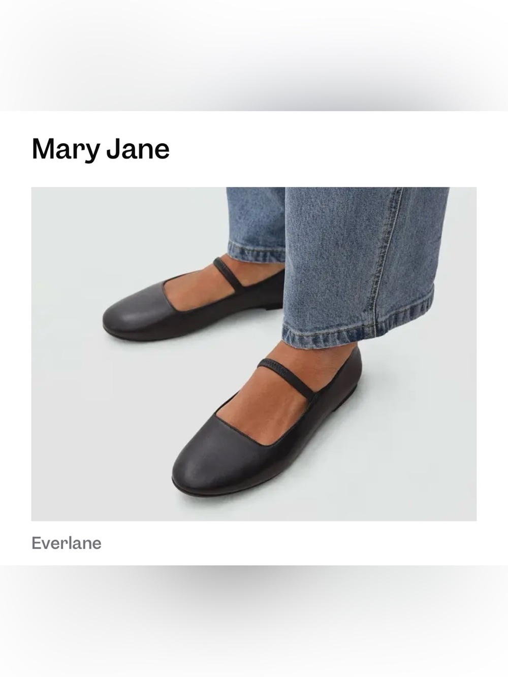 Everlane Maryjanes size 8